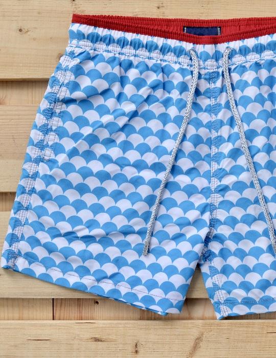 Men's South Beach Sports Swim Shorts - Scales
