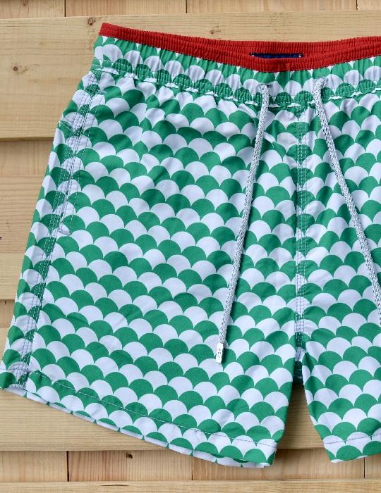 Men's South Beach Sports Swim Shorts - Scales