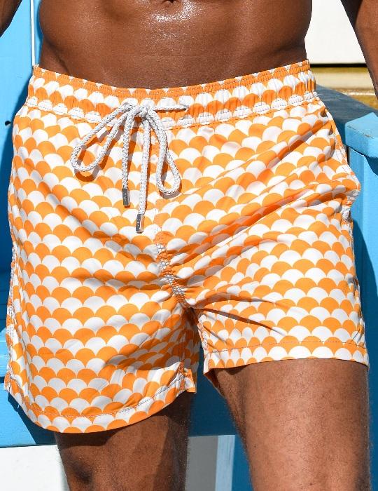 Men's South Beach Sports Swim Shorts - Scales