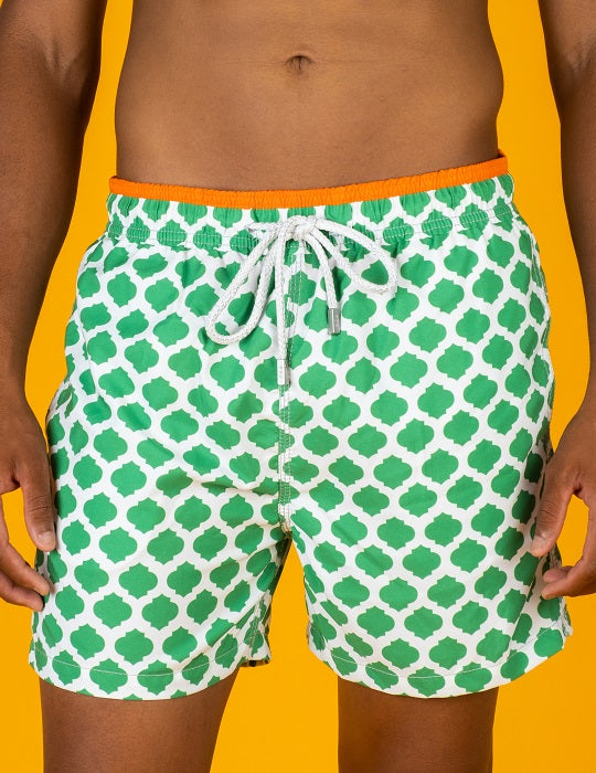 Men's South Beach Sports Swim Shorts - Morocco