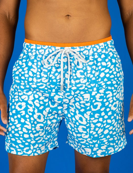 Men's South Beach Sports Swim Shorts - Panther