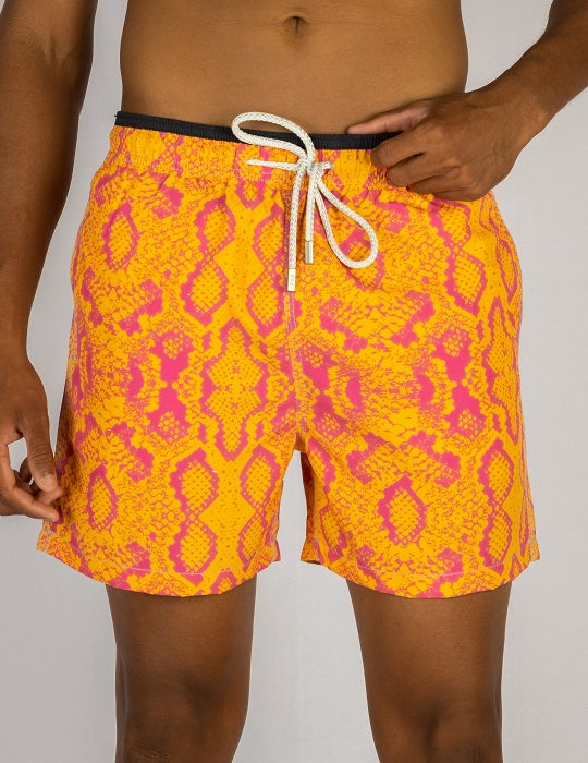 Men's South Beach Sports Swim Shorts - Python