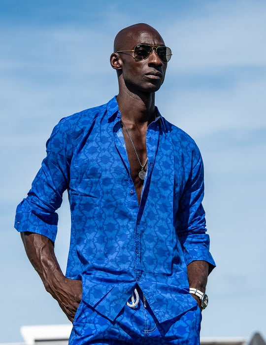 Men's St-Jean Lightweight Cotton Voile Shirt – Butterfly