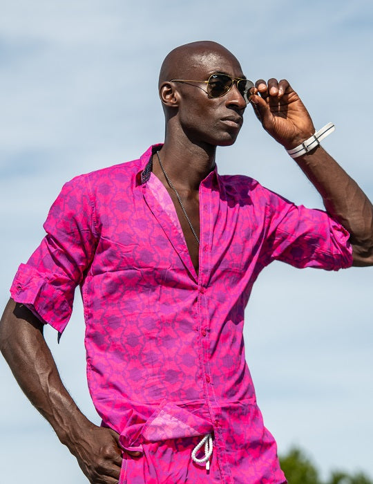 Men's St-Jean Lightweight Cotton Voile Shirt – Butterfly