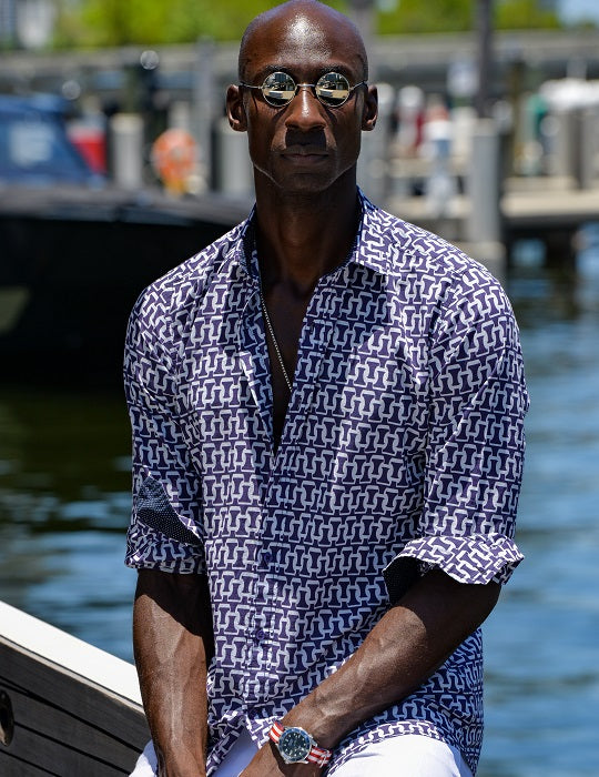 Men's St-Jean Lightweight Cotton Voile Shirt – Checkmate