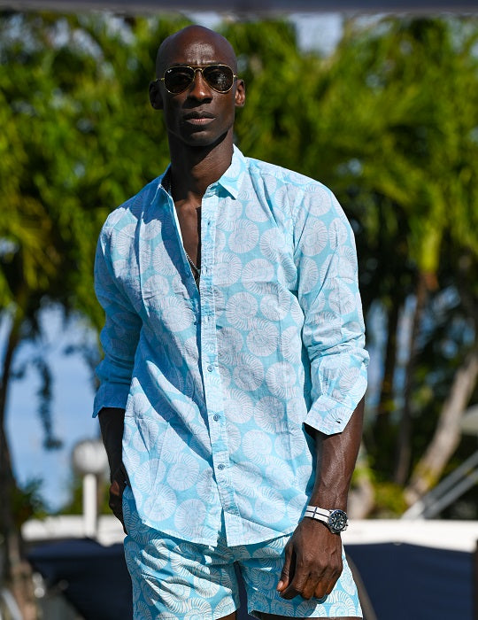Men's St-Jean Lightweight Cotton Voile Shirt – Curly
