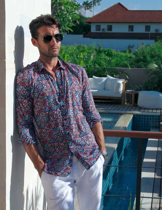 Men's St-Jean Lightweight Cotton Voile Shirt – Fusion
