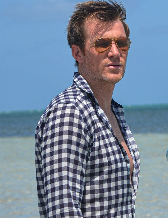 Men's St-Jean Lightweight Cotton Voile Shirt – Gingham