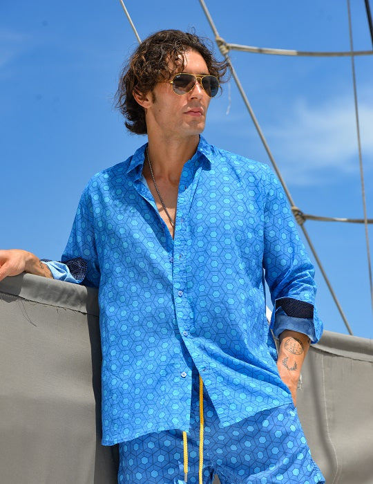 Men's St-Jean Lightweight Cotton Voile Shirt – Hexa