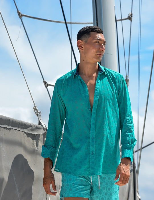 Men's St-Jean Lightweight Cotton Voile Shirt – Hexa