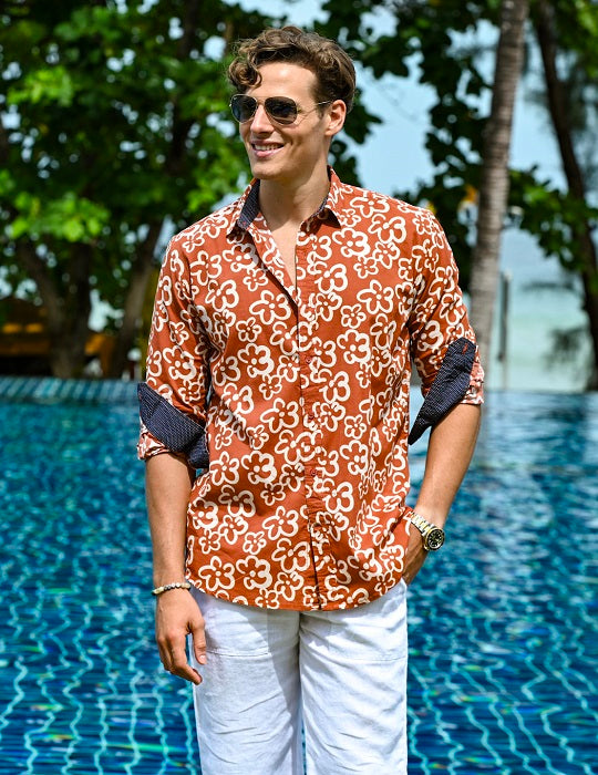 Men's St-Jean Lightweight Cotton Voile Shirt – Mirasol