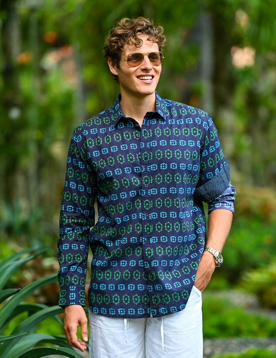 Men's St-Jean Lightweight Cotton Voile Shirt – Stamp Big