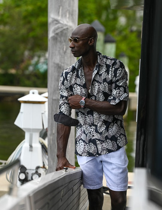 Men's St-Jean Lightweight Cotton Voile Shirt – Tropic Heat