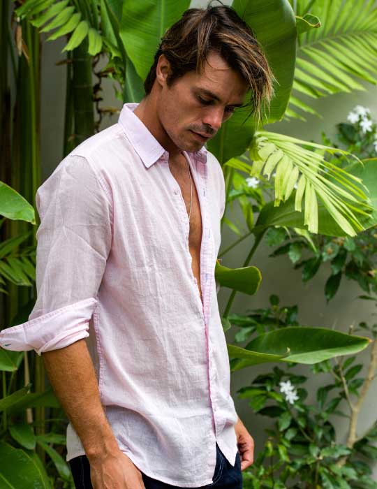 Men's Bali Cotton Shirts - Muslin