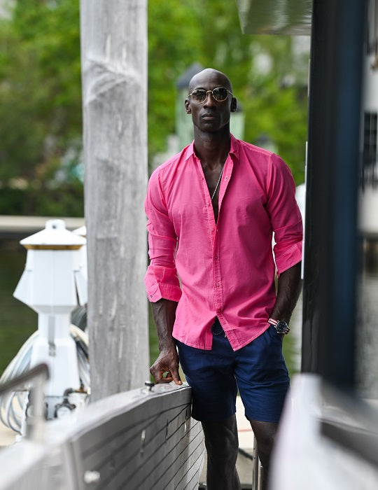 Men's Bali Cotton Shirts - Muslin