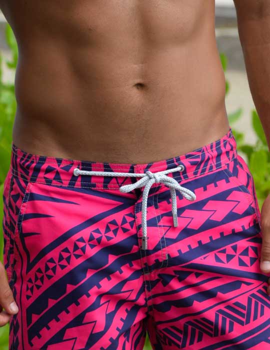 Men's Bora Bora Tailored Swim Shorts - Poly Tattoo