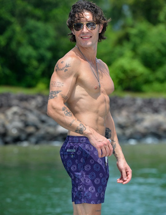 Bora Bora Tailored Swim Shorts - Sea Urchins