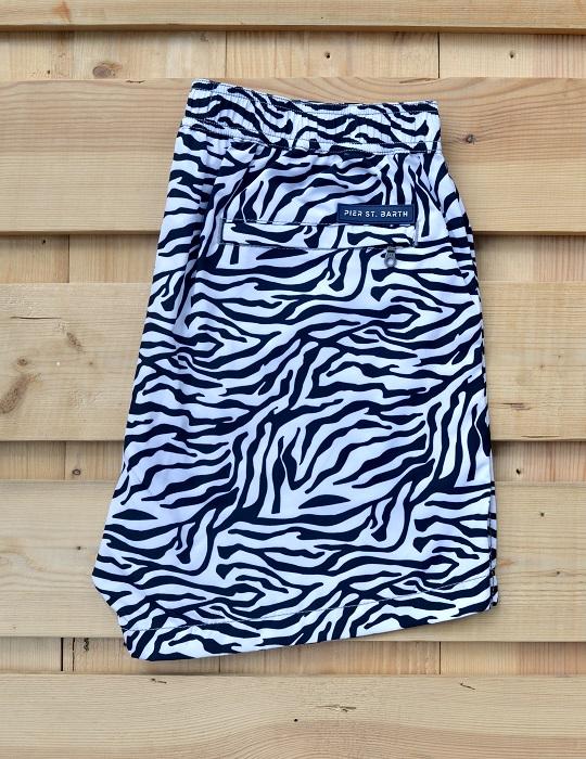 Men's Bora Bora Tailored Swim Shorts - Zebra