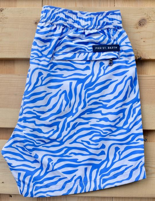 Men's Bora Bora Tailored Swim Shorts - Zebra