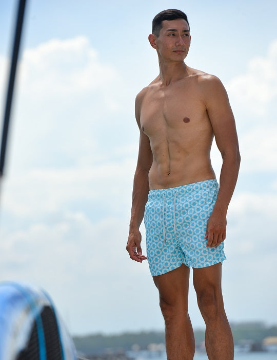 Men's Catamaran Sports Swim Shorts - Hexa