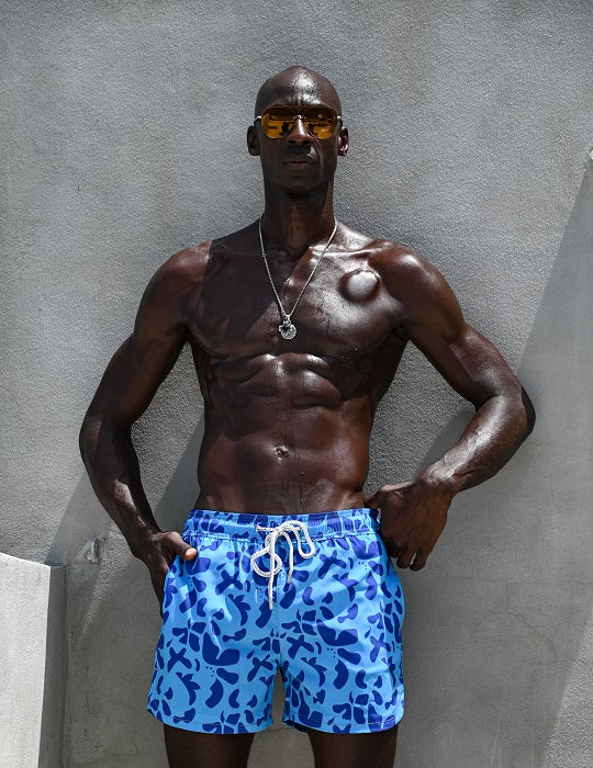 Men's Lebron Sports Swim Shorts - Big Floral