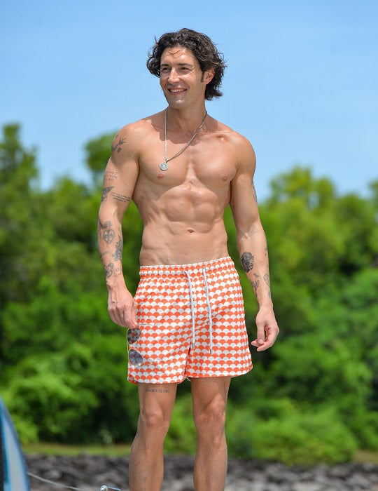 Men's Lebron Sports Swim Shorts - Scales