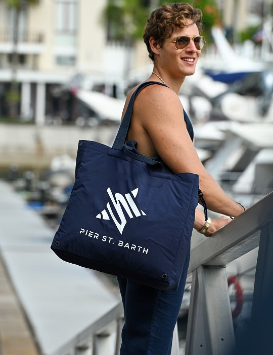 OUTRIGGER Water-Resistant Beach Bag - PSB Print