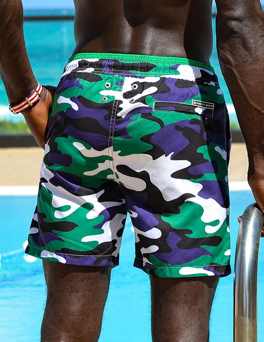 Men's Pier Sports Swim Shorts - Anti Camo