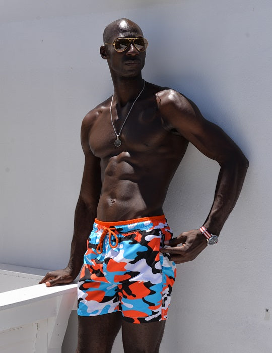 Men's Pier Sports Swim Shorts - Anti Camo