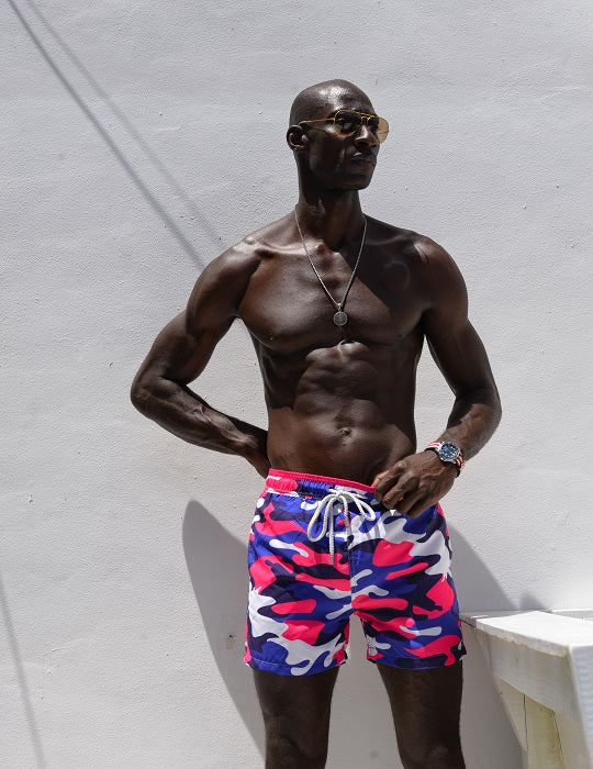 Men's Pier Sports Swim Shorts - Anti Camo