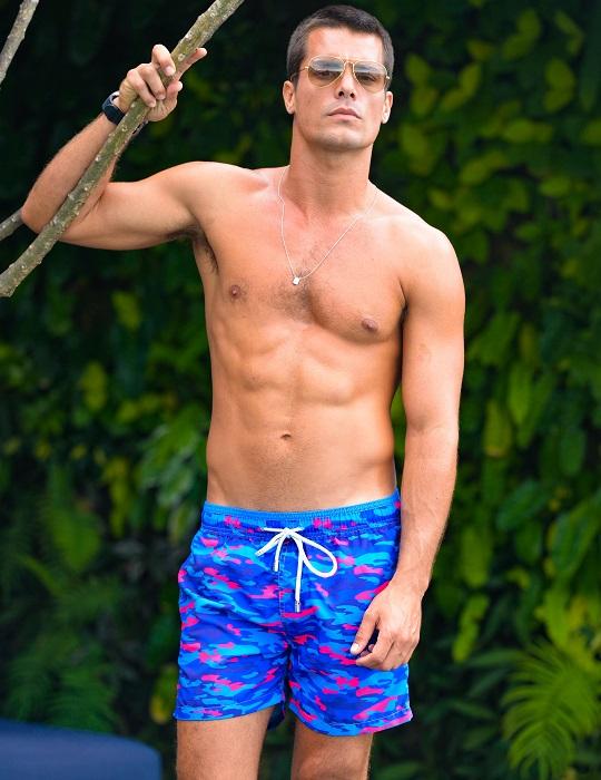 Men's Pier Sports Swim Shorts - Camo Prints