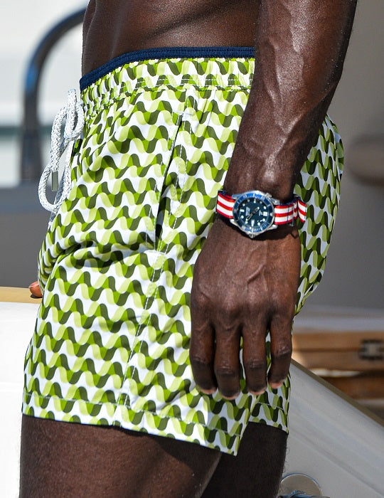 Men's Pier Sports Swim Shorts - Copa Illusion