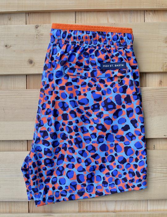 Men's Pier Sports Swim Shorts - Leopard