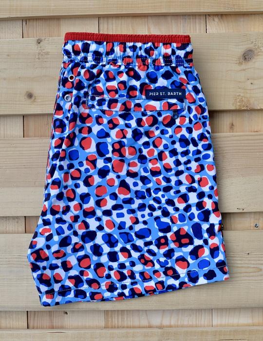 Men's Pier Sports Swim Shorts - Leopard