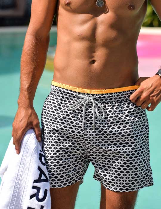 Men's Pier Sports Swim Shorts - Mini Diamond