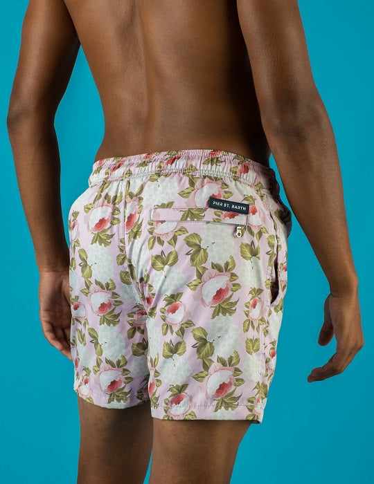 Men's Pier Sports Swim Shorts - Peony