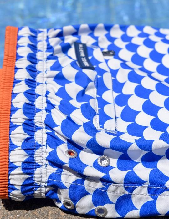 Men's Pier Sports Swim Shorts - Scales