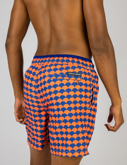 Men's Pier Sports Swim Shorts - Scales