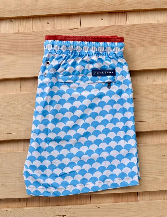Men's Pier Sports Swim Shorts - Scales