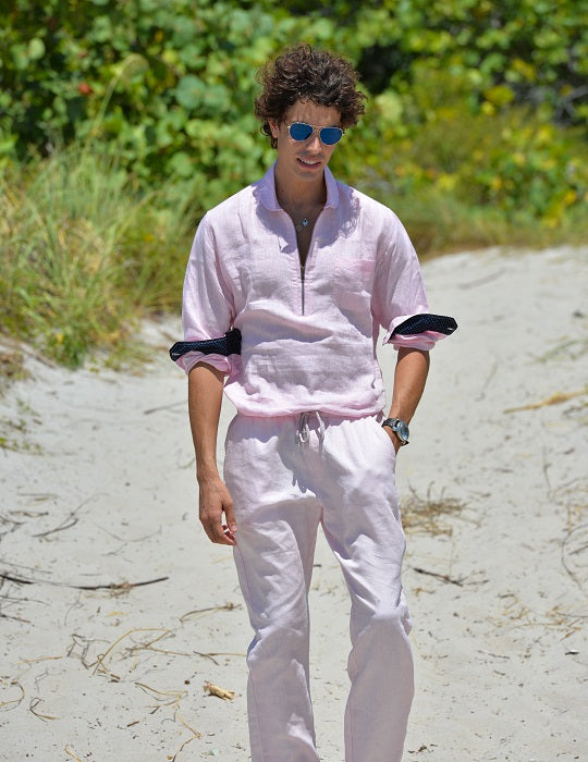 Men's Sorrento Solid Linen Shirts