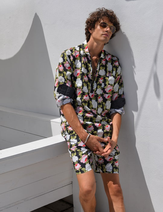 Men's Sorrento Patterned Linen Shirts