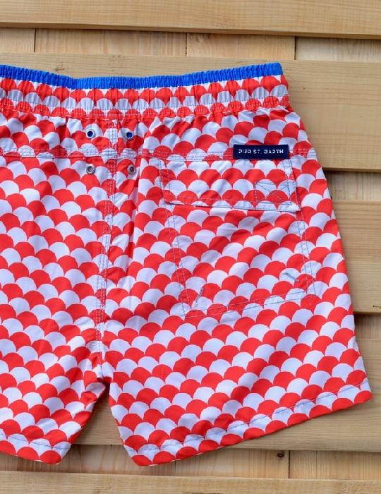 Men's South Beach Sports Swim Shorts - Scales