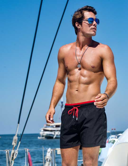 Men's South Beach Sports Swim Shorts - Solid