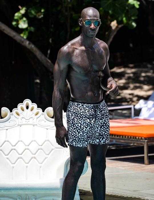 Men's South Beach Sports Swim Shorts - Panther