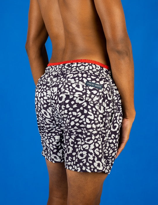 Men's South Beach Sports Swim Shorts - Panther