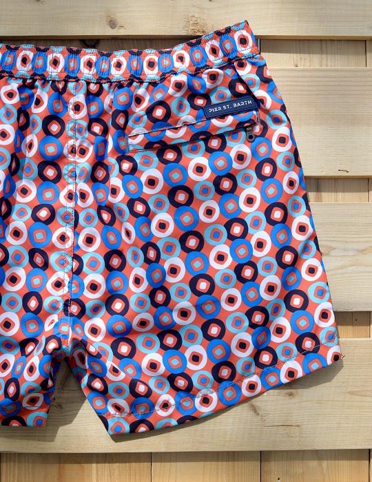 Men's Bora Bora Tailored Swim Shorts - Square Circle