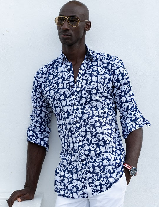 Men's St-Jean Lightweight Cotton Voile Shirt – Bloom
