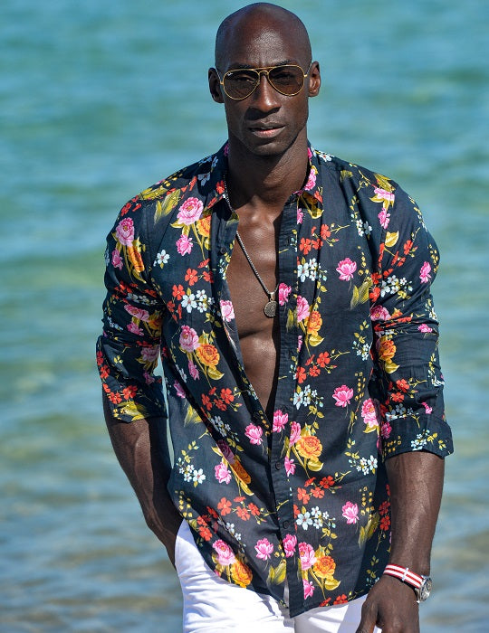 Men's St-Jean Lightweight Cotton Voile Shirt – Blossom