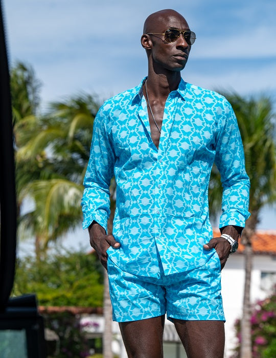 Men's St-Jean Lightweight Cotton Voile Shirt – Butterfly