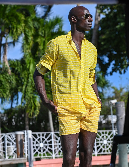 Men's St-Jean Lightweight Cotton Voile Shirt – Dash Dots